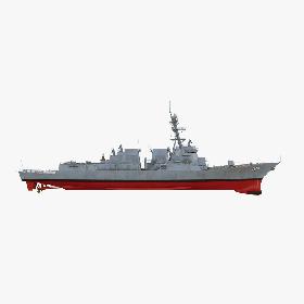 3D USS John Finn LOD4
